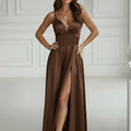  Long dress model 220833 Bicotone 