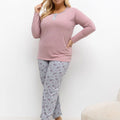  Plus Size Pajamas model 221196 Forever Pink 