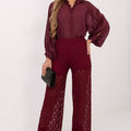  Lace pants model 222597 Italy Moda 