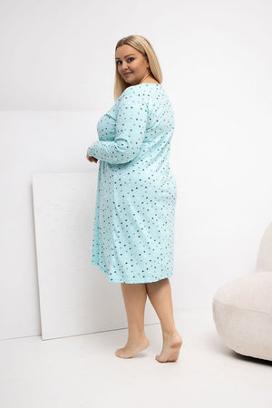  Plus Size Nightgown model 223302 Forever Pink 