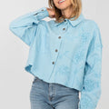  Denim jacket model 223793 Rue Paris 