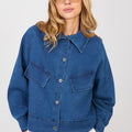  Denim jacket model 223953 Rue Paris 