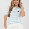  Short sleeve sweater model 224320 Factory Price 