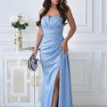  Long dress model 225366 Bicotone 