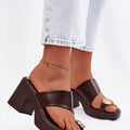 Heeled sandals model 225376 Step in style 