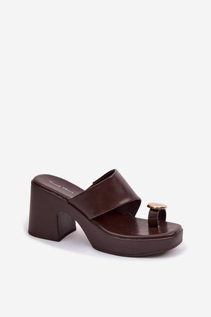  Heeled sandals model 225376 Step in style 