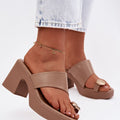  Heeled sandals model 225377 Step in style 