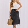  ~Spódnica jeansowa model 228023 Factory Price 