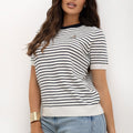  Short sleeve sweater model 230140 Italy Moda 