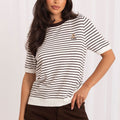  Short sleeve sweater model 230142 Italy Moda 