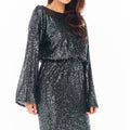  Evening dress model 150758 awama 