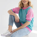  Short sleeve sweater model 178641 PeeKaBoo 