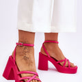  Heel sandals model 180544 Step in style 